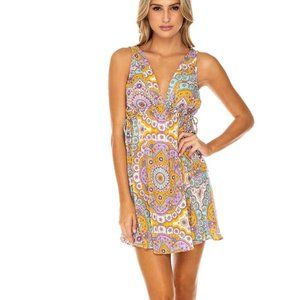 V Neck Short Dress
